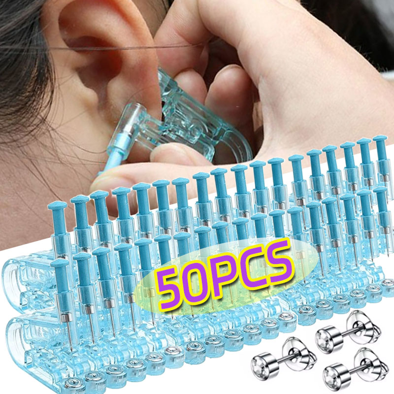 Body Jewelry Factory - 使い捨ての鼻ピアスキット,鼻ピアス,機械キット,スタッド,ボディジュエリーアクセサリー