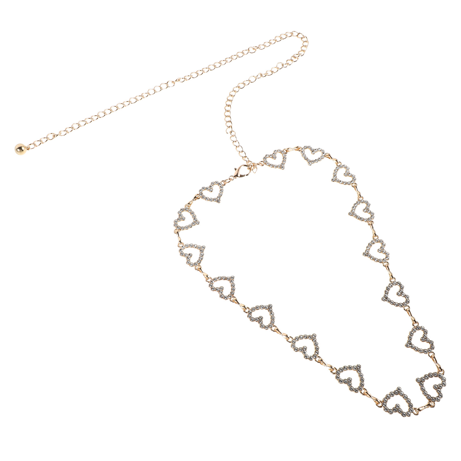 長さ調節可能なウエストチェーン、ラインストーン付きメタルベル - Body Jewelry Chains のレビューと価格