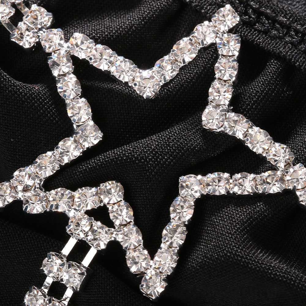 女性のためのセクシーなクリスタルスターのひも,ボディチェーン - Body Jewelry Chains のレビューと価格