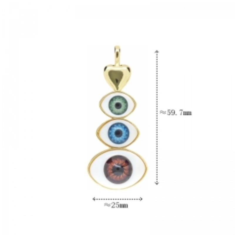 イスラム教メタルゴールドカラージュエリー銅ペンダント宗教的邪 - Body Jewelry Y2K のレビューと価格