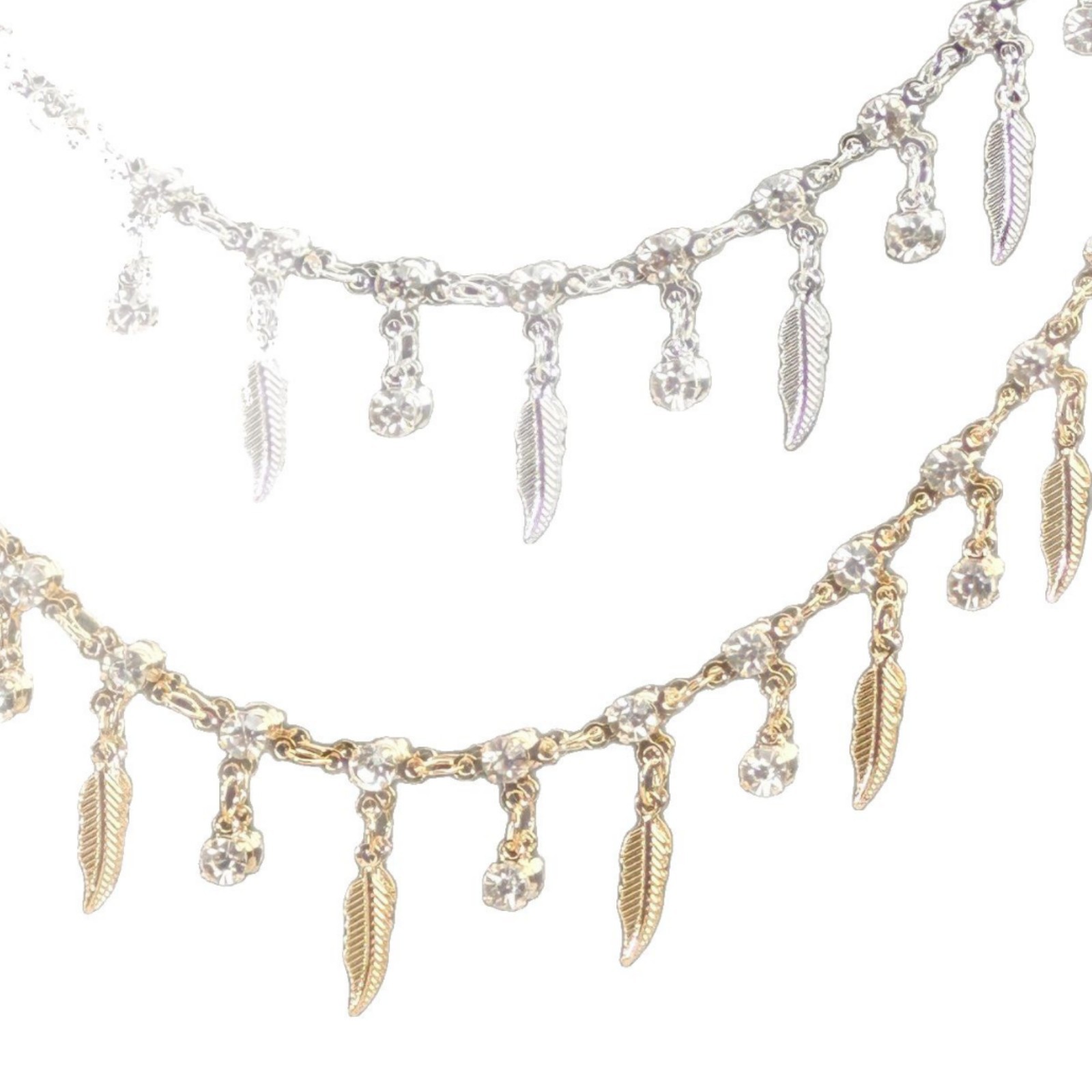 0.5/1/2メートル KCゴールドカラーとシルバーカラーの - Body Jewelry Chains のレビューと価格