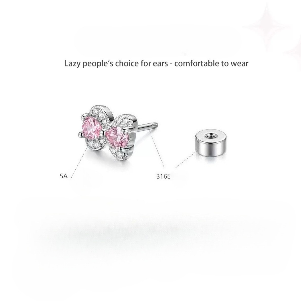 INSスタイル フルCZチタン製スクリューバック メテオヘリ - Cluster Stud Ear のレビューと価格