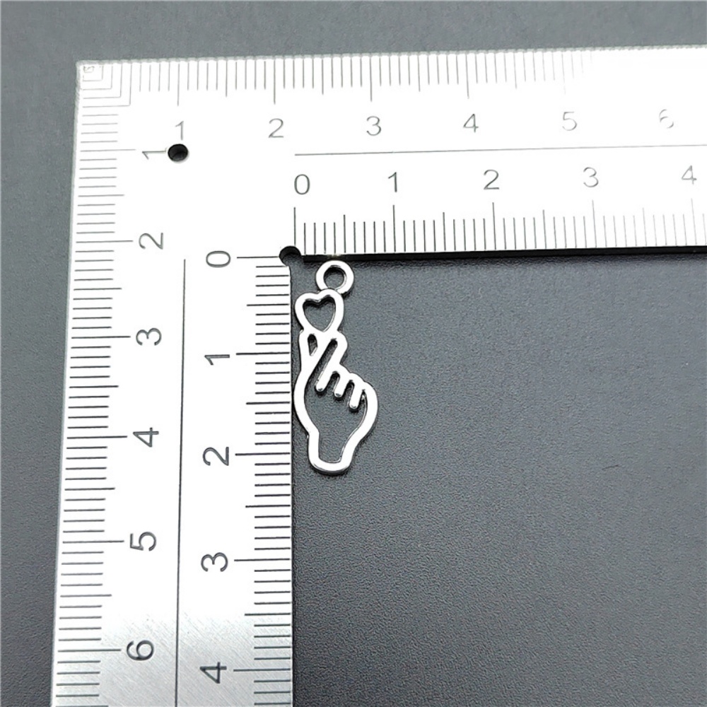 10-100 個フィンガーハート Diy ジュエリーチャーム - Body Jewelry Y2K のレビューと価格