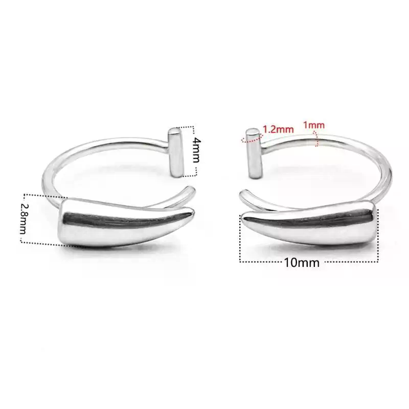 パンク風フェイクリップピアスジュエリー 1ペア ステンレス製 - Body Jewelry Rings のレビューと価格