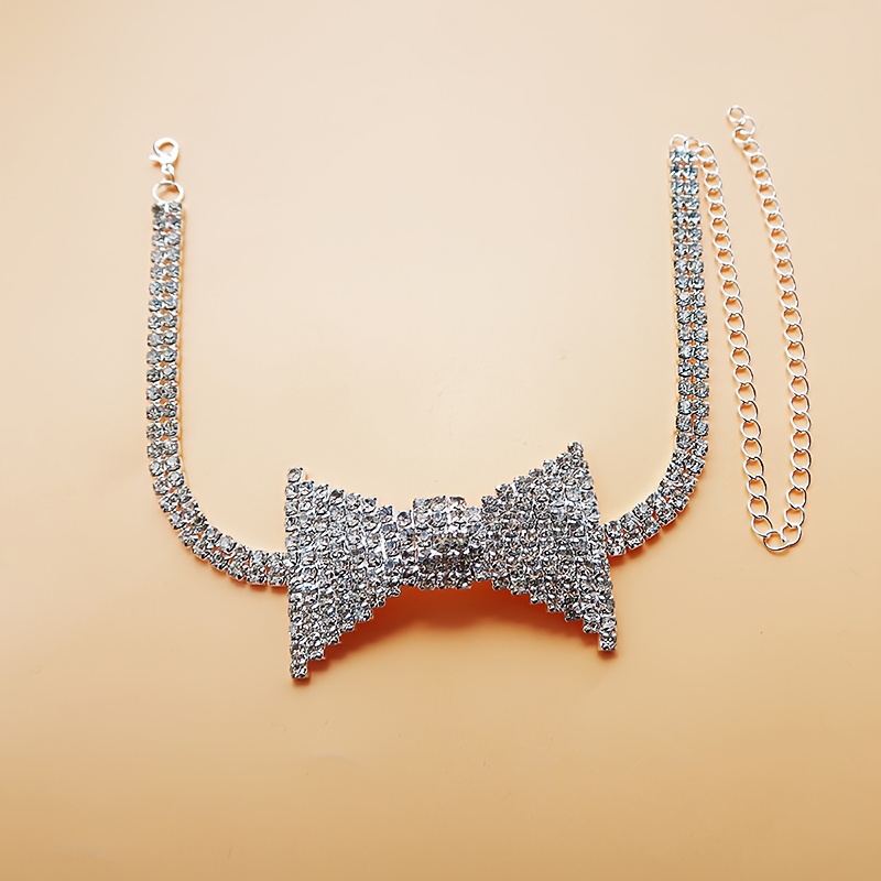 絶妙でエレガントなラインストーンネックチェーン,ファッショナ - Body Jewelry Chains のレビューと価格