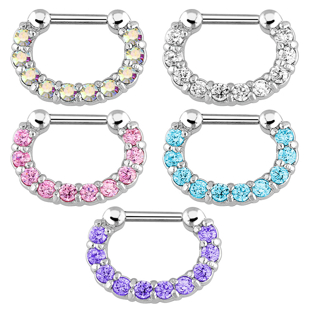 1個入りフープクリップオンノーズセプタムリング、男女兼用、ス - Body Jewelry Nose Ring のレビューと価格