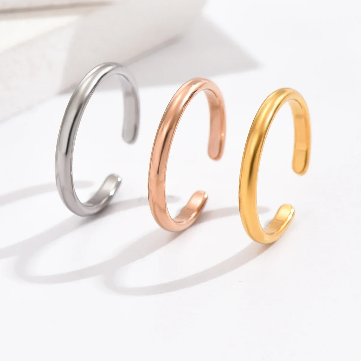 1個入り レディース つま先リング 調節可能 ステンレス製  - Body Jewelry Rings のレビューと価格