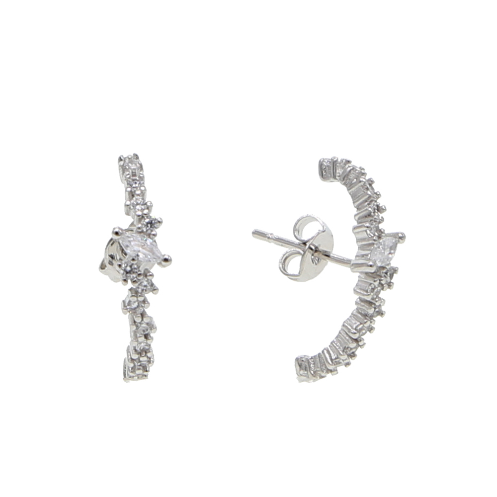 スパーキングブリンブリン cz クラスタースタッドイヤリング - Cluster Stud Ear のレビューと価格