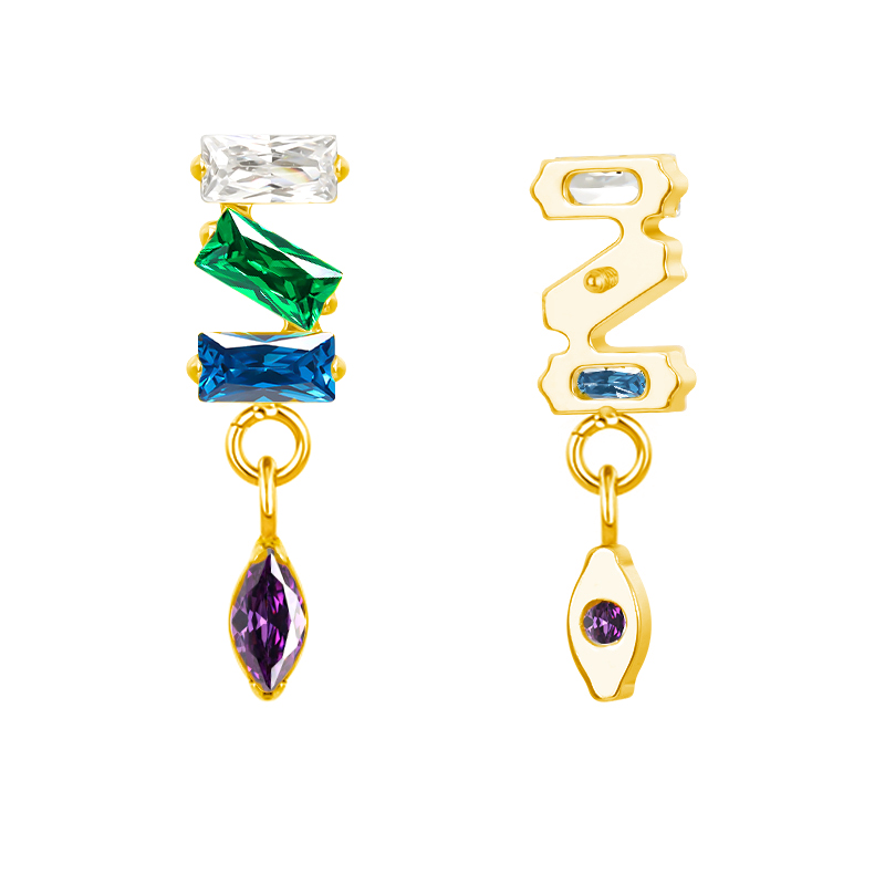 ASTM F136規格チタン製イヤーピアス ハート/3角形C - Body Jewelry Factory のレビューと価格