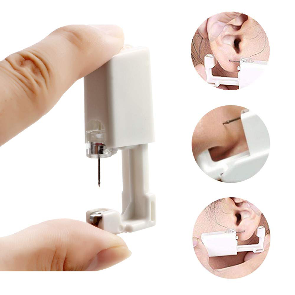 1PC 使い捨て滅菌耳ピアスユニット耳珠ピアスガン家庭用痛み - Body Jewelry Factory のレビューと価格