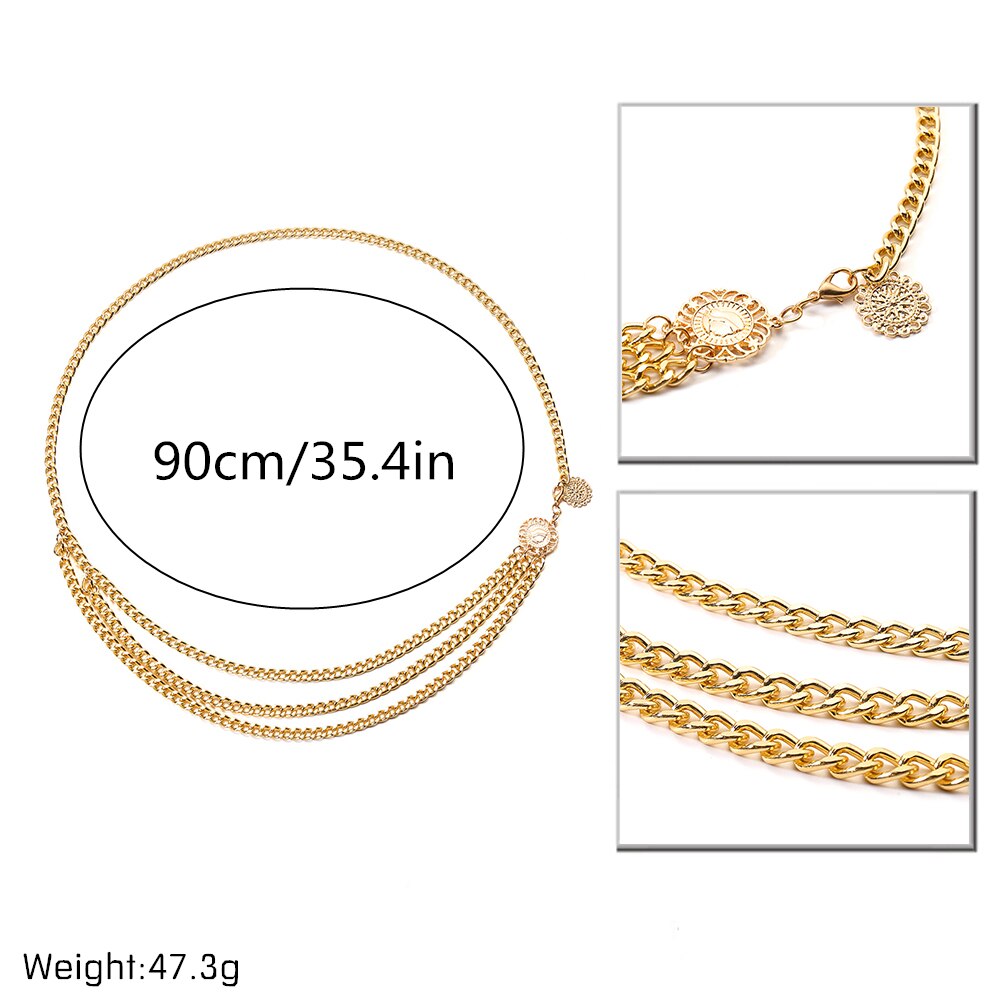 女性用ベリーベルトチェーン,自由奔放に生きるセクシーなヒマワ - Body Jewelry Y2K のレビューと価格