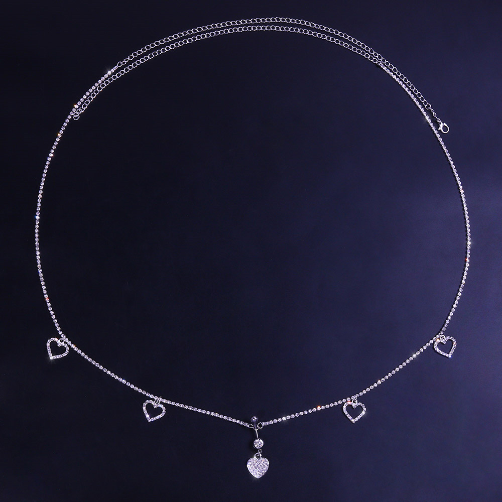Stonefans-ラインストーンとハートの形をしたセクシー - Body Jewelry Rings のレビューと価格