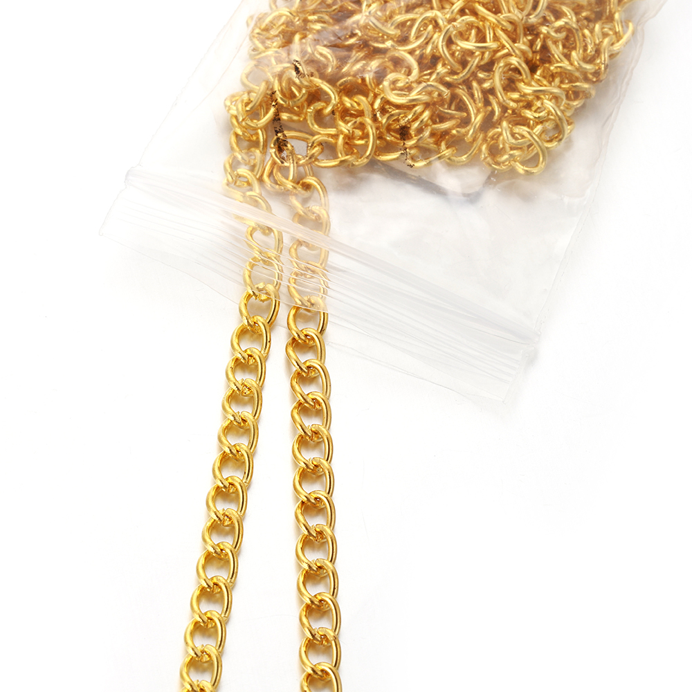 2 メートル 2.5/3.5/4.5 ミリメートル金属フラッ - Body Jewelry Chains のレビューと価格
