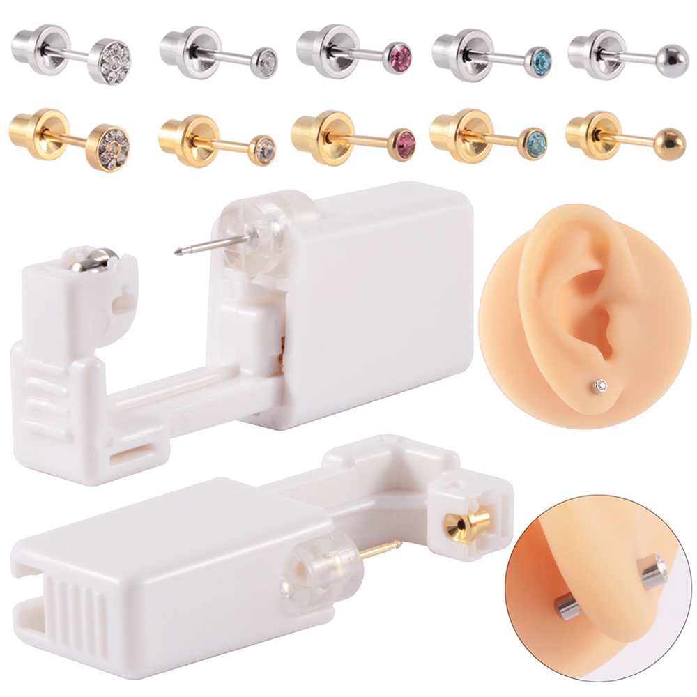 滅菌済み滅菌ピアスユニット,ヘリックス耳珠ピアスガン,穴なし - Body Jewelry Factory のレビューと価格