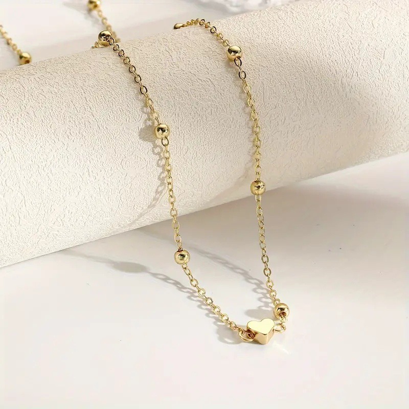 繊細なゴールドのハート型ウエストチェーン、ビーズ付きのボディ - Body Jewelry Chains のレビューと価格